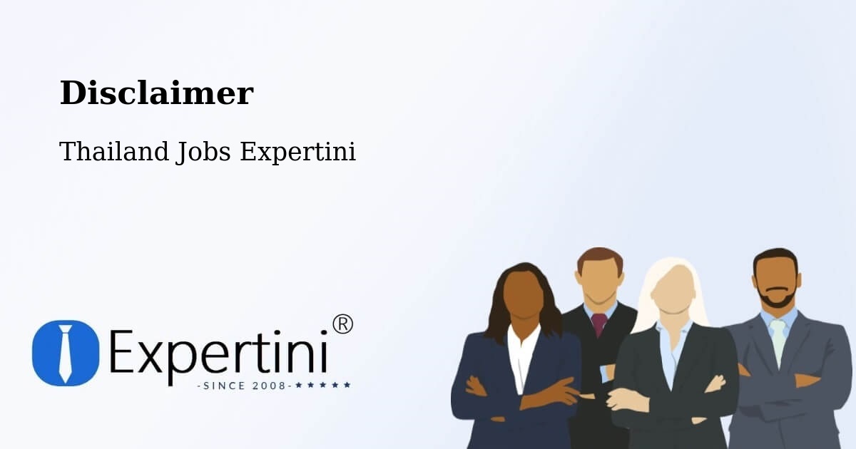 Disclaimer – Pra Wet - Thailand Jobs Expertini