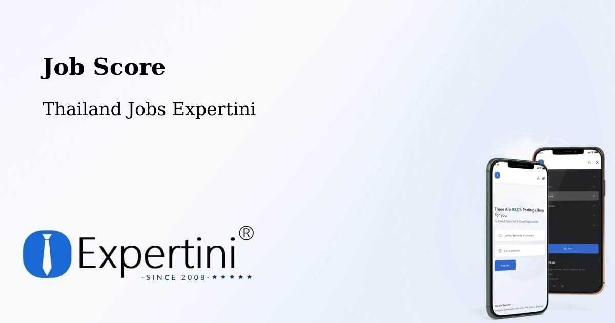 Job Score & Job Description Score Tool – Pra Wet - Thailand Jobs Expertini